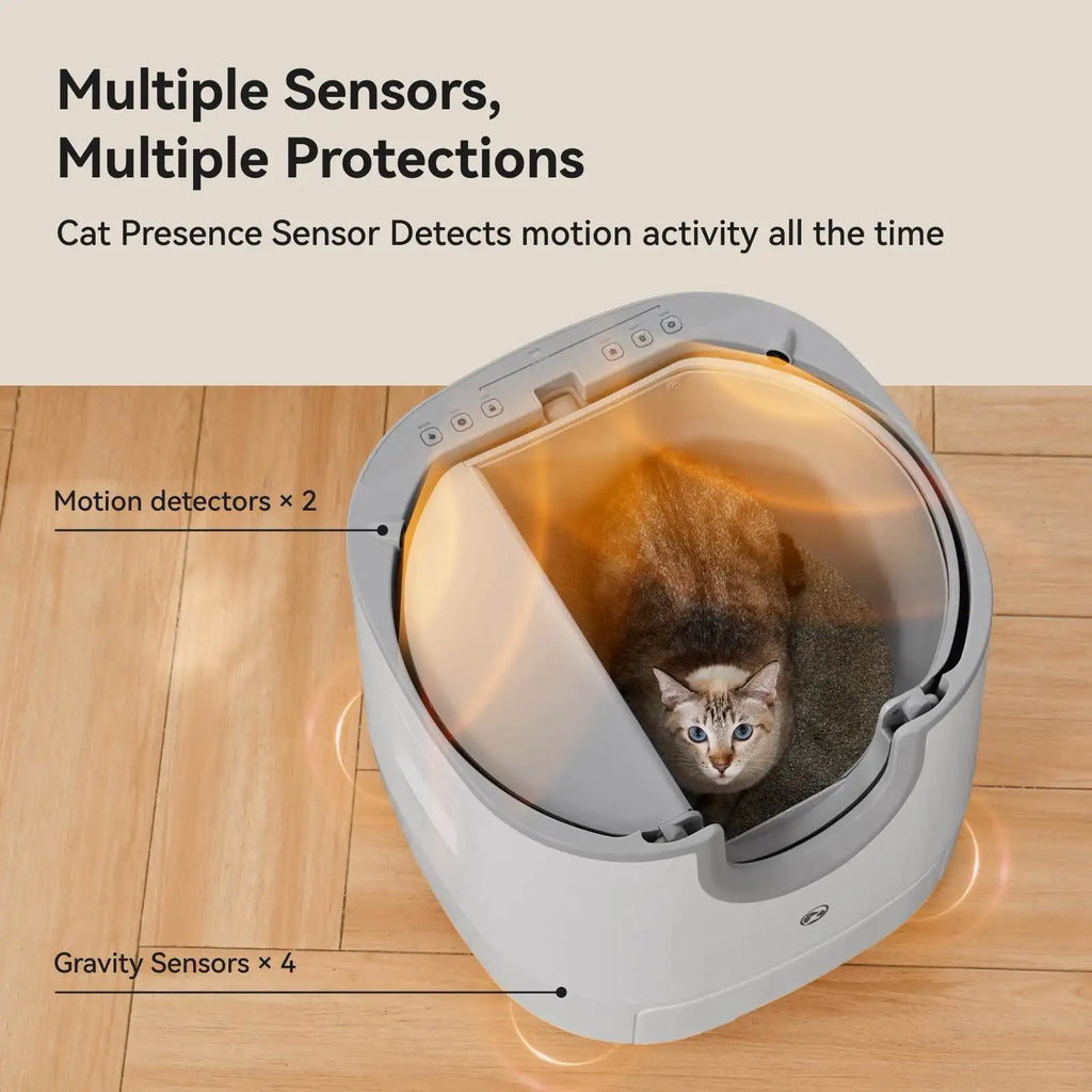 Litière Automatique Chat Furoomate - Autonettoyante 11L Smart